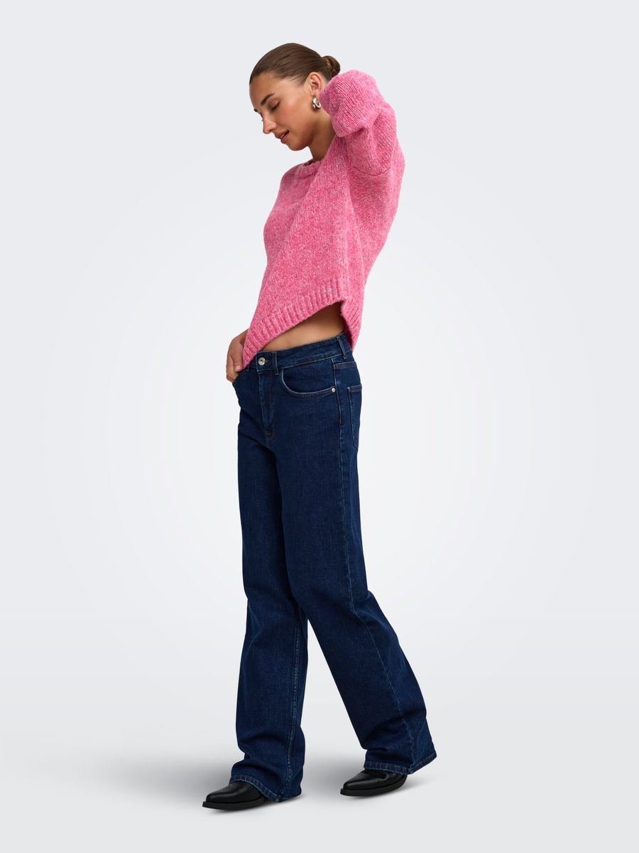 ONLSMILLA LS LOOSE O-NECK CS KNT