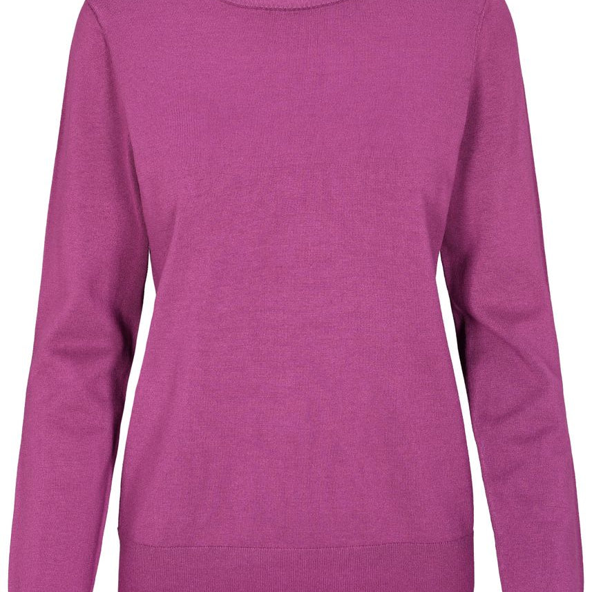 Stehbund-Pullover,1/1 Arm, uni