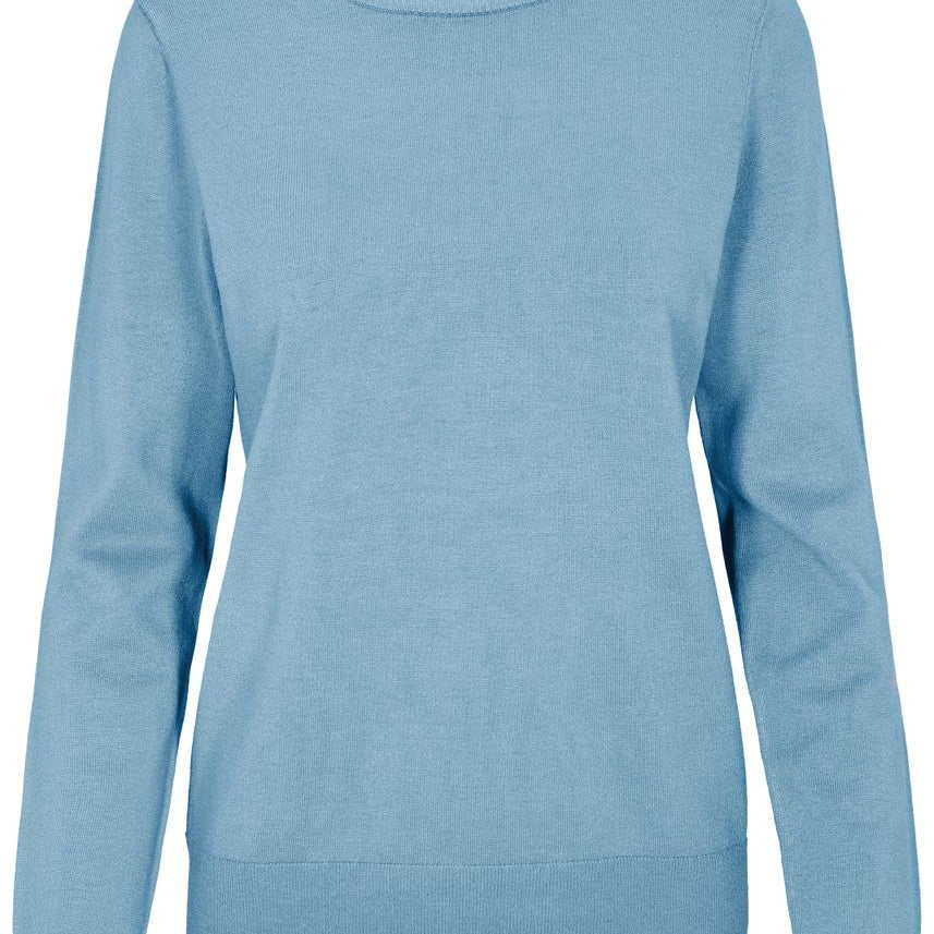 Stehbund-Pullover,1/1 Arm, uni