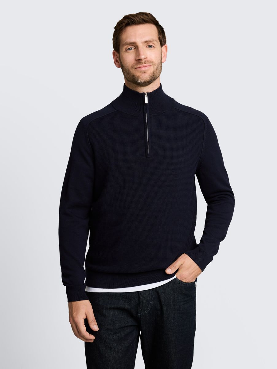 Troyer Strickpullover aus Baumwolle