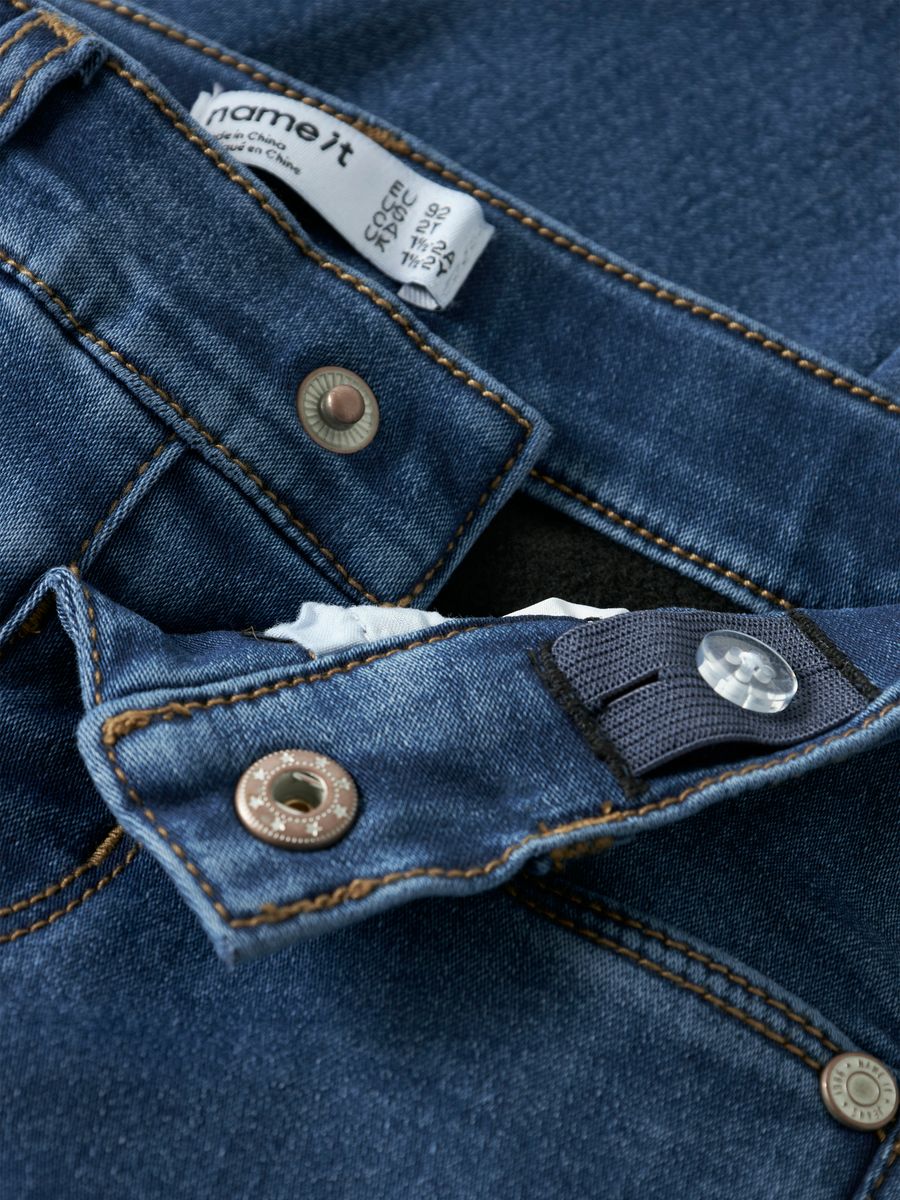 NMFSALLI BOOT FLEECE JEANS 6009-AN