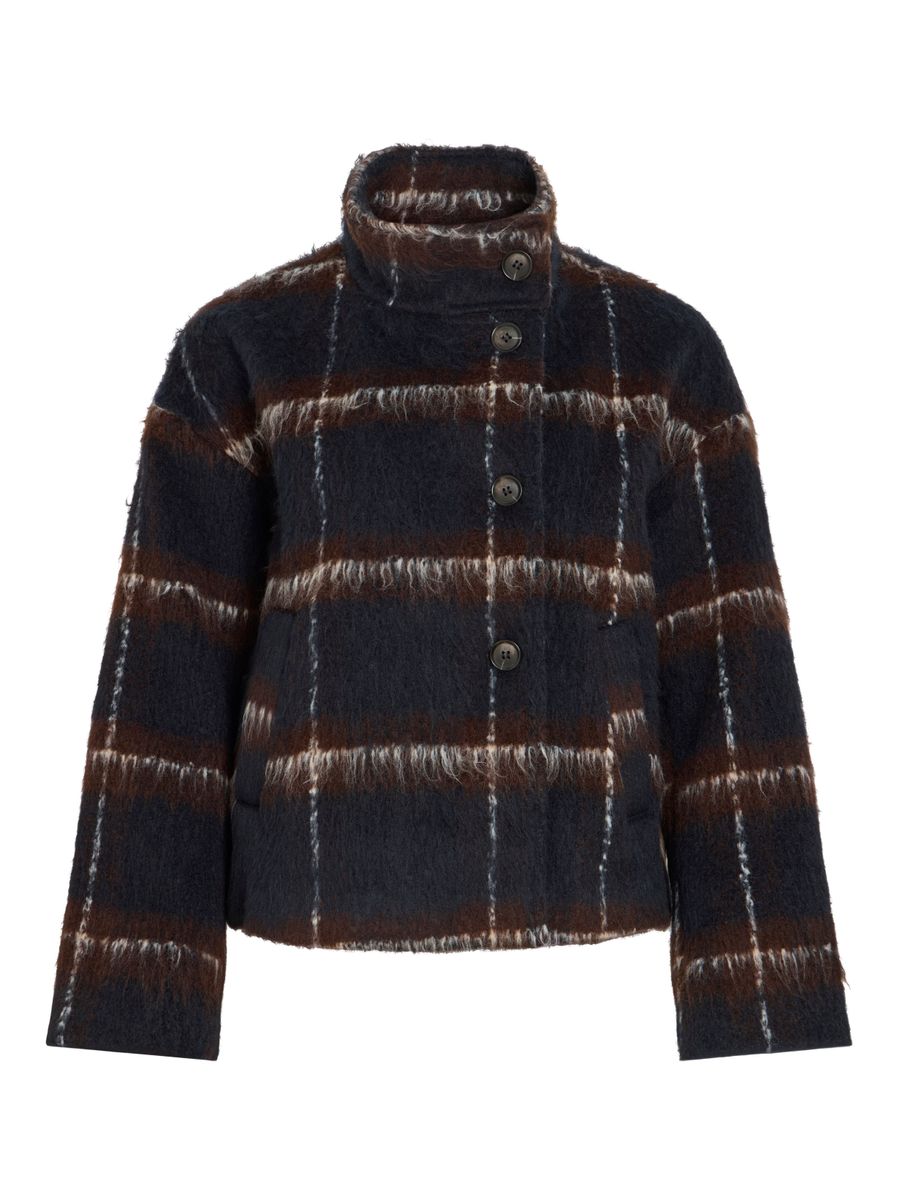 VIMELON L/S CHECK JACKET/BFS