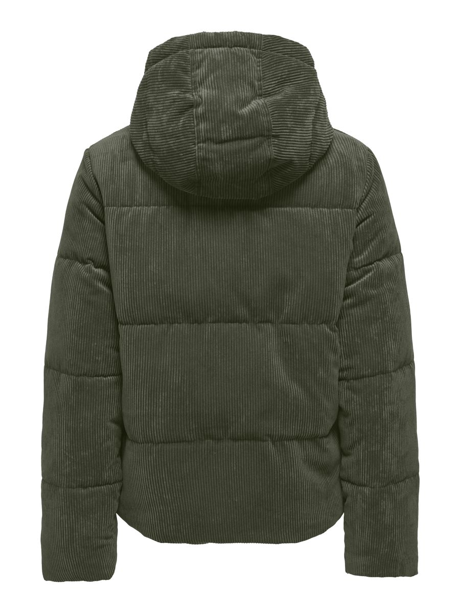 JDYVITA CORD SHORT HOOD PUFFER OTW YFM