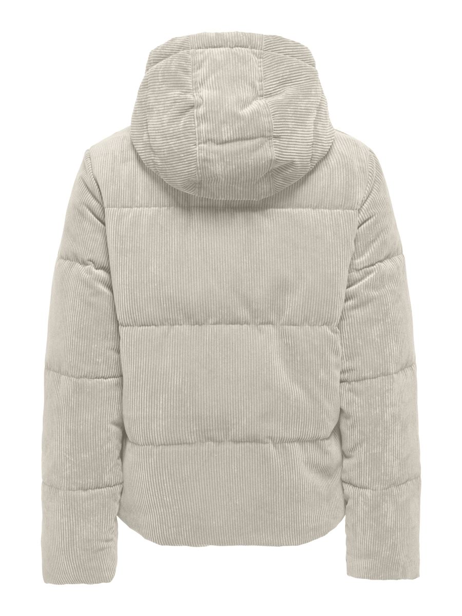 JDYVITA CORD SHORT HOOD PUFFER OTW YFM