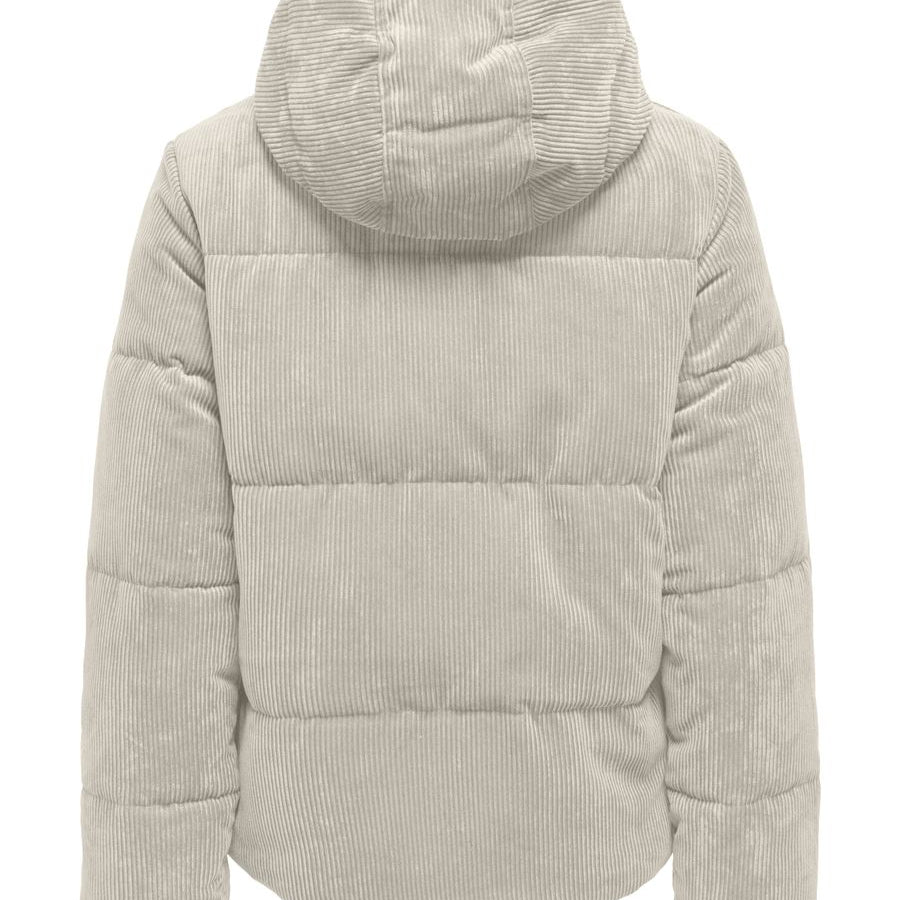 JDYVITA CORD SHORT HOOD PUFFER OTW YFM