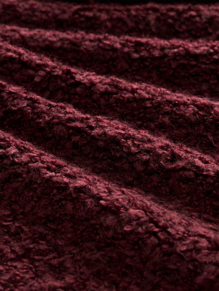 Loose Fit Bouclé Cardigan