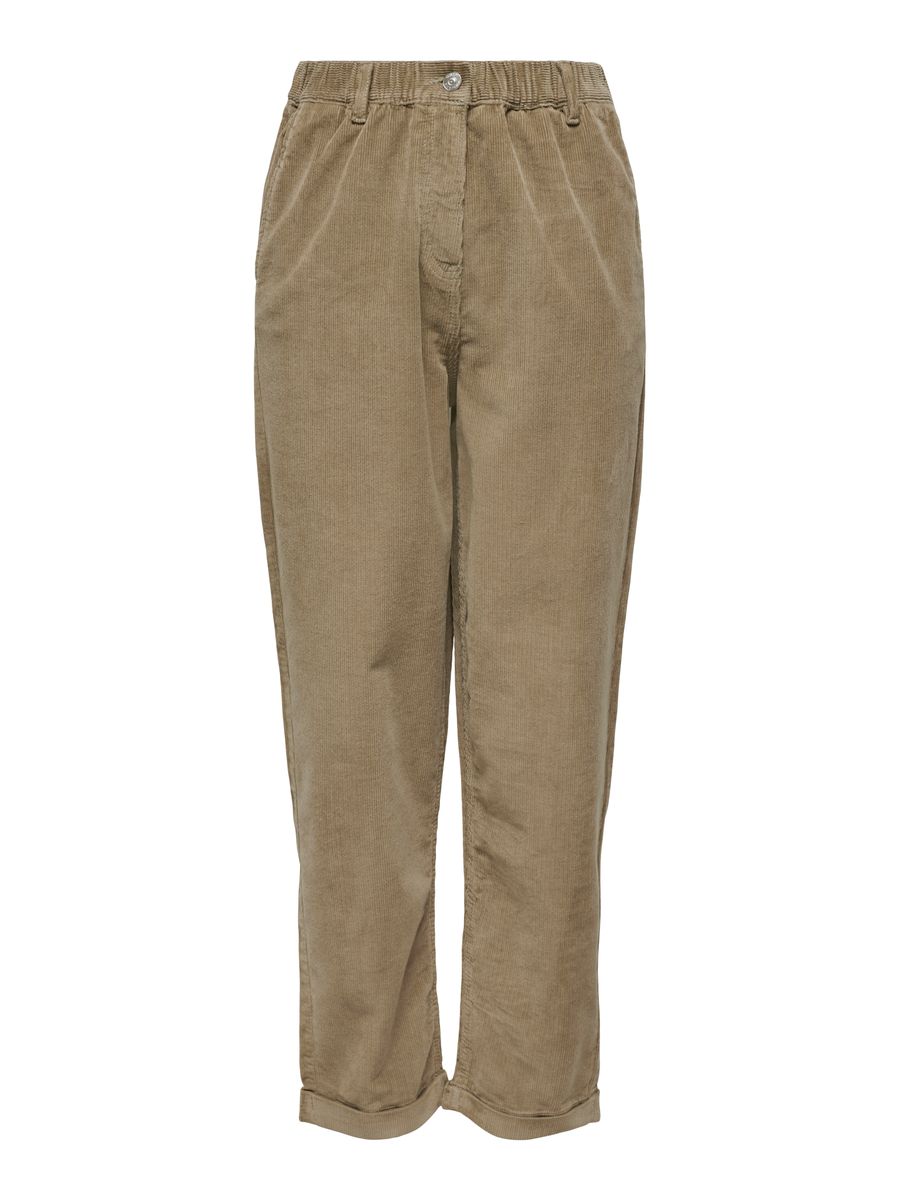 ONLFLORA MW ELA CORD CAROT PANT PNT NOOS