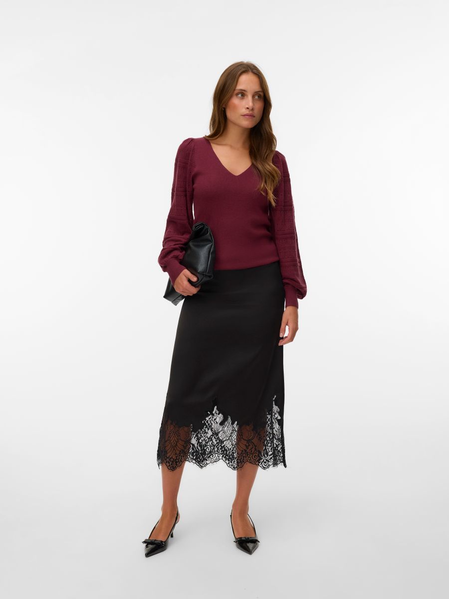 VMNEWLIMONE LS V-NECK PULLOVER BOO