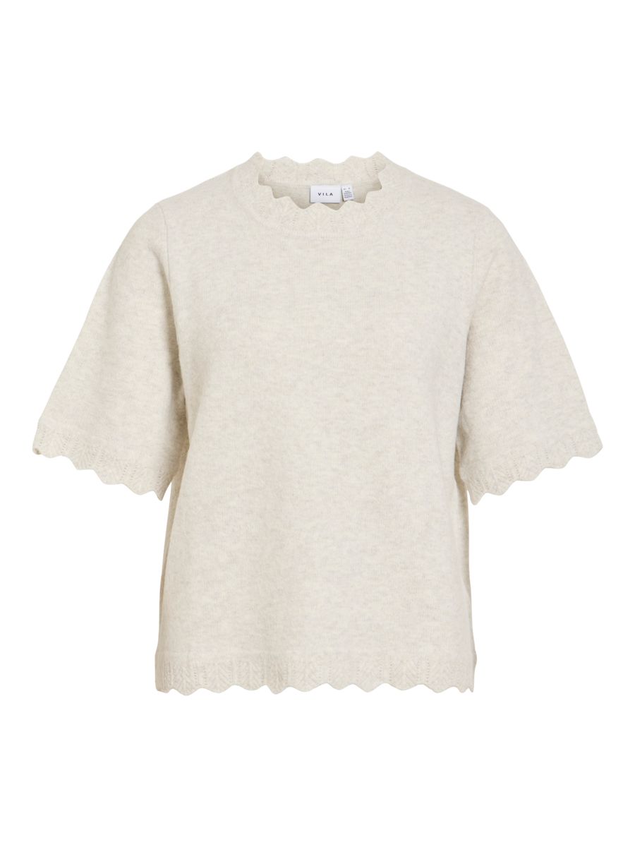 VINIKOLINA O-NECK 2/4 KNIT TOP - NOOS