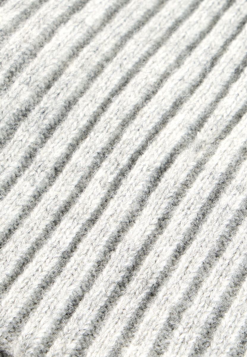 Strickmütze mit Logo