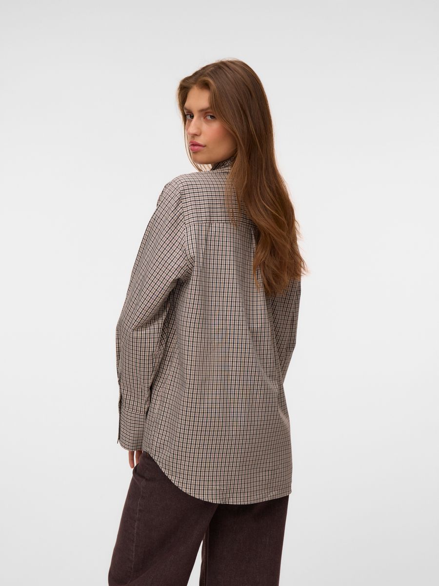 VMSYNNE LS NECK SCARF SHIRT WVN NOOS