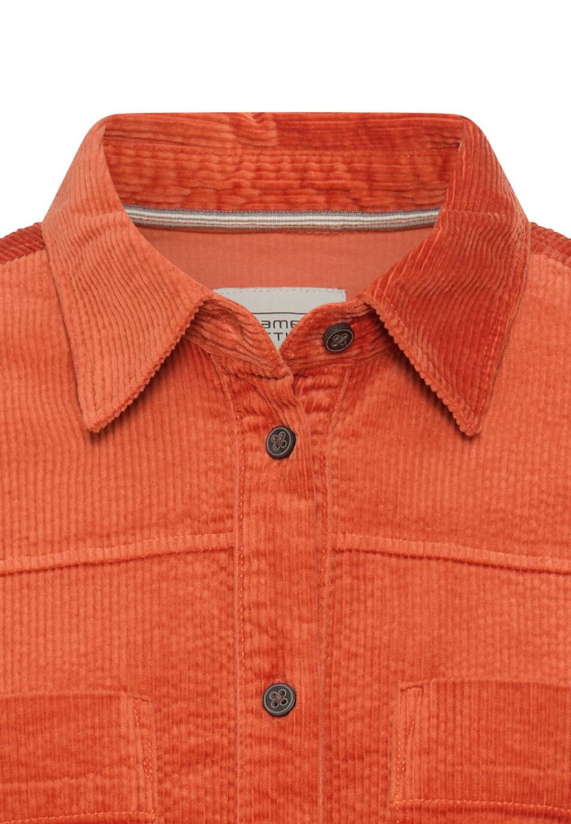 Oversize-Bluse mit Hemdkragen