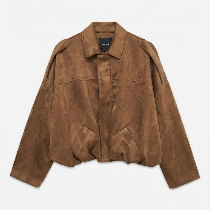 VMHAZEL LS FAUX SUEDE BOMBER JACKET NOOS