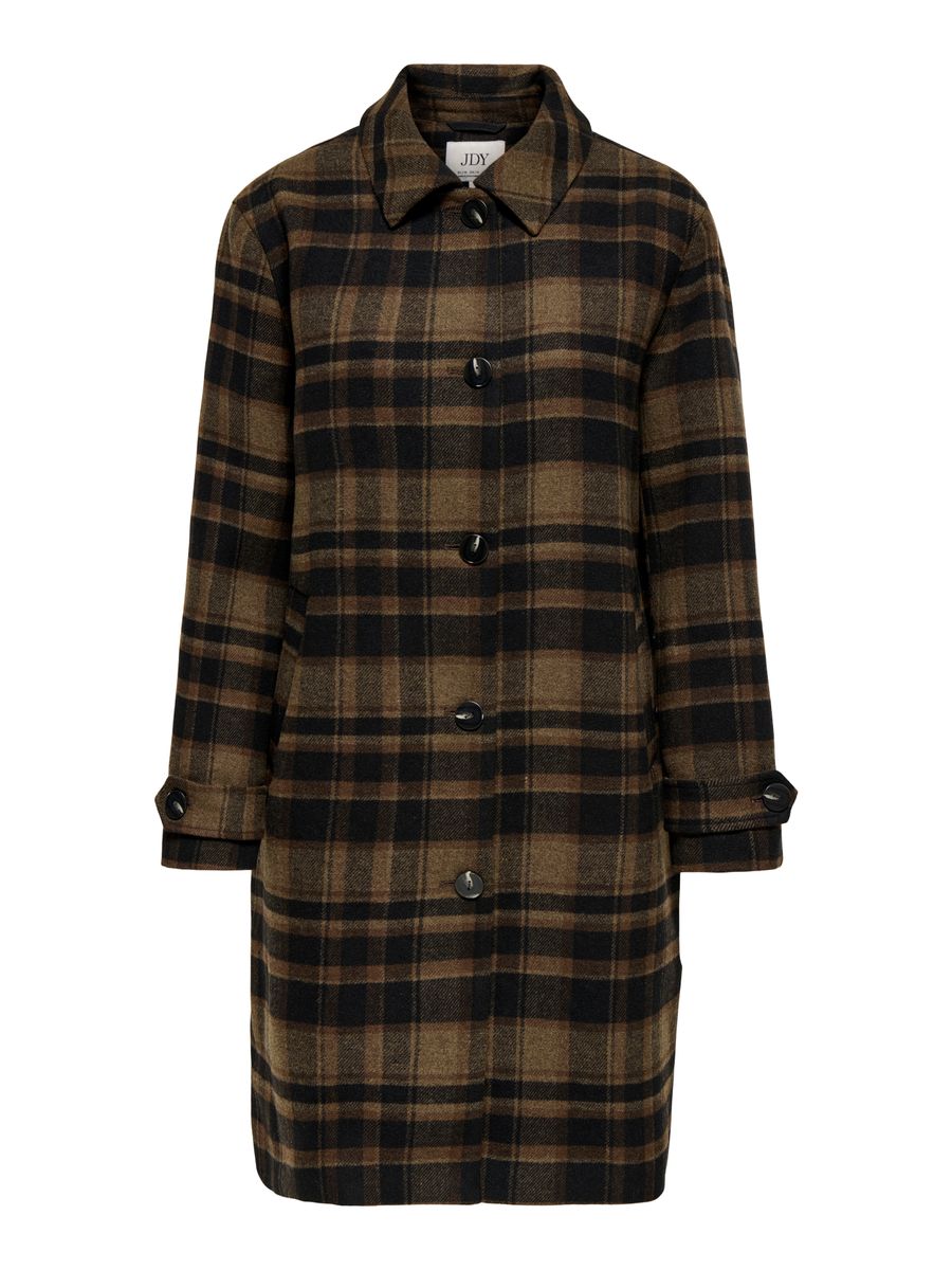 JDYASTRID CHECK LONG COAT OTW HAB