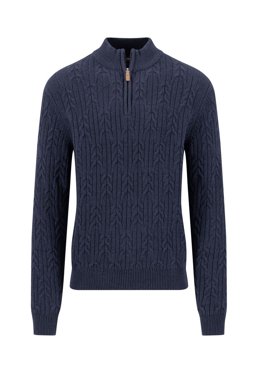 Zip Troyer, Soft Knit Cable*RWS