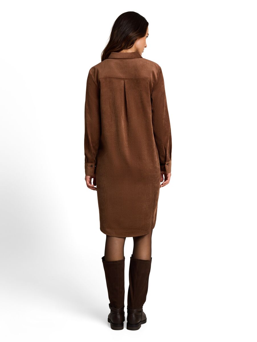 Cordkleid mit Eingriffstaschen