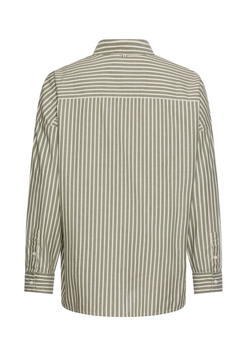 Baumwollbluse mit Knopfleiste