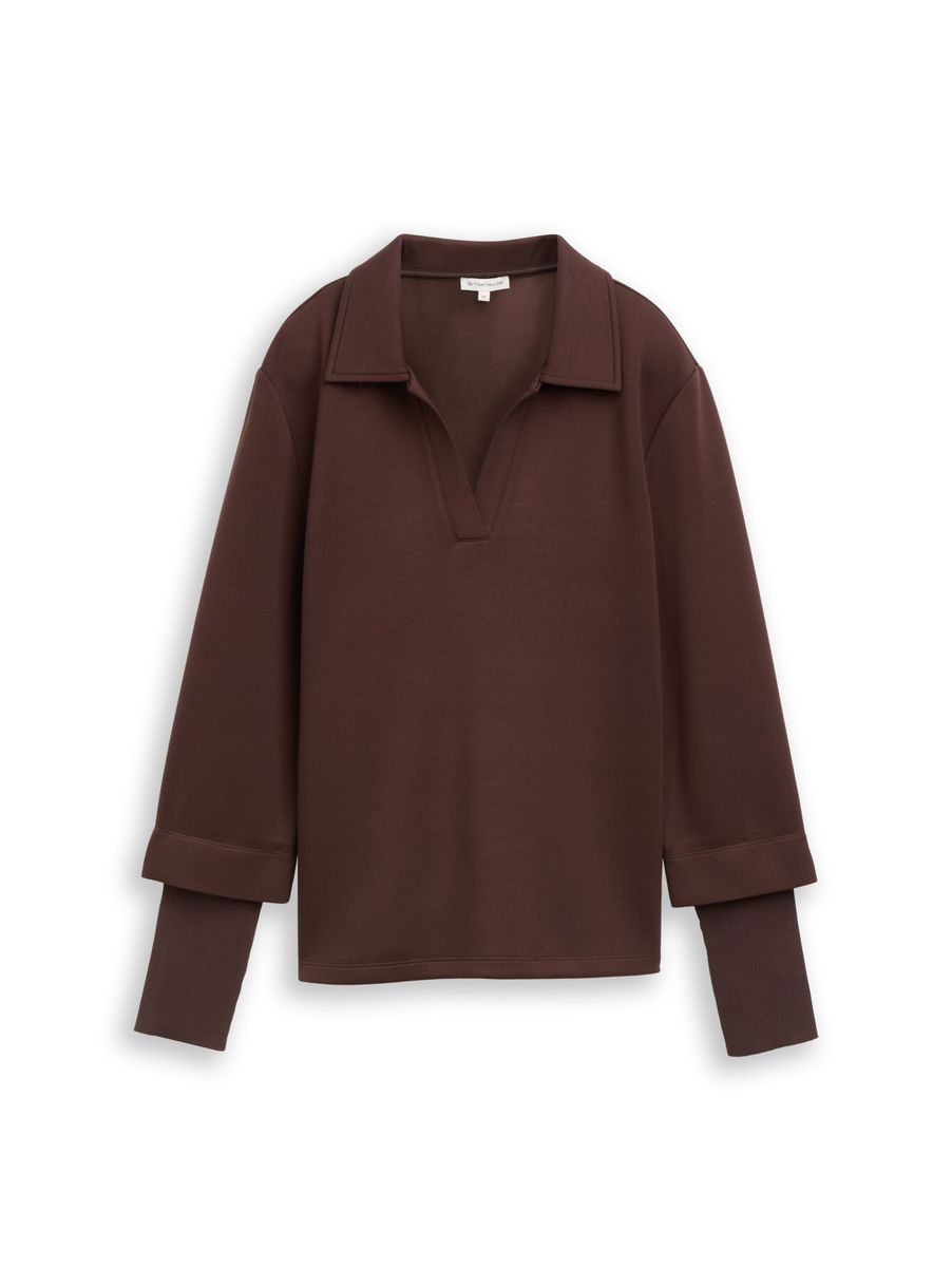 Scuba Sweatshirt im 2-in-1-Look