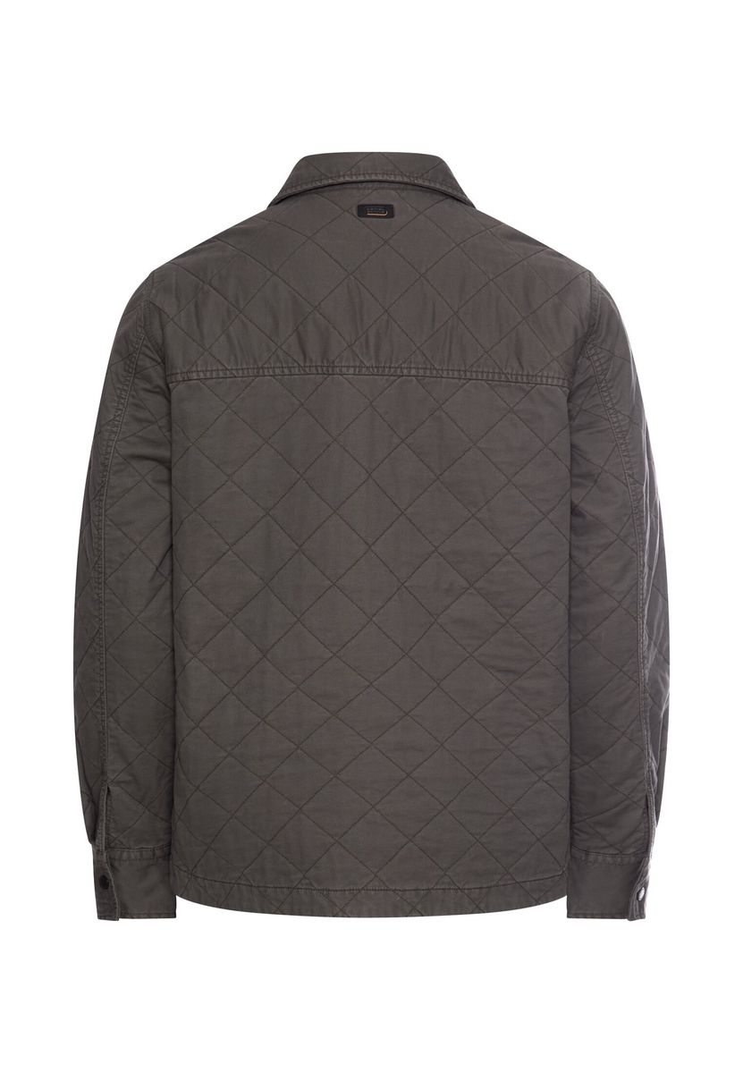 Overshirt mit Rautenmuster