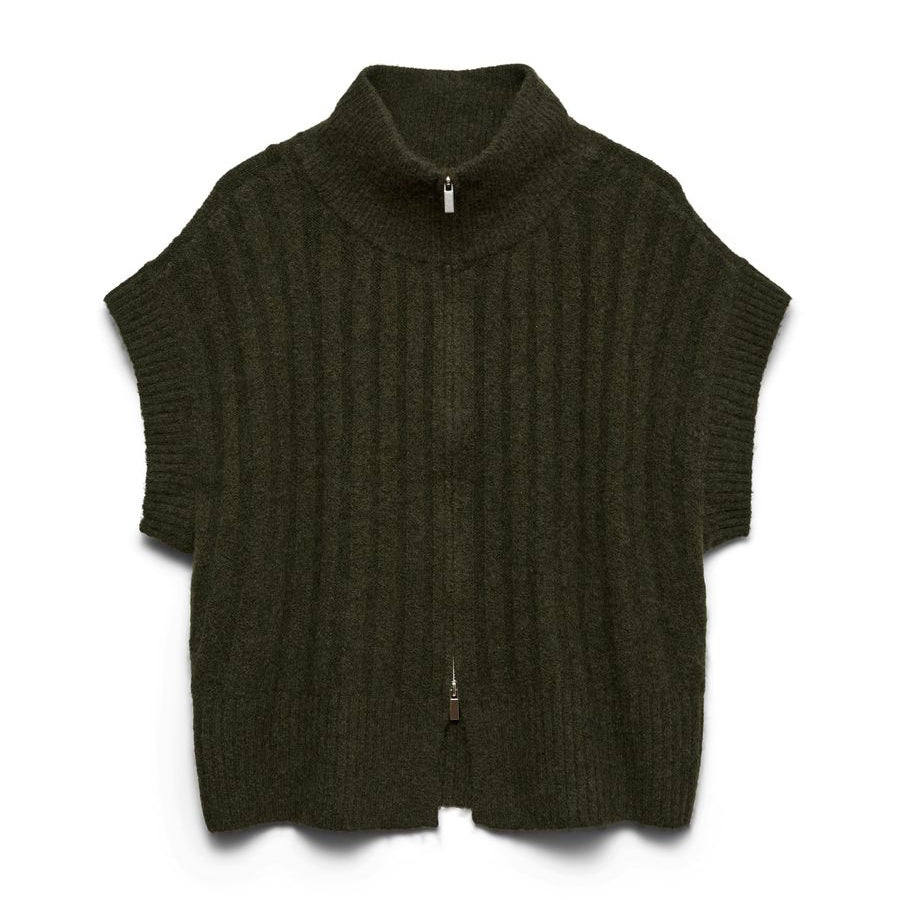 VMBANG RIB SL HIGHNECK ZIPPER VEST NOOS