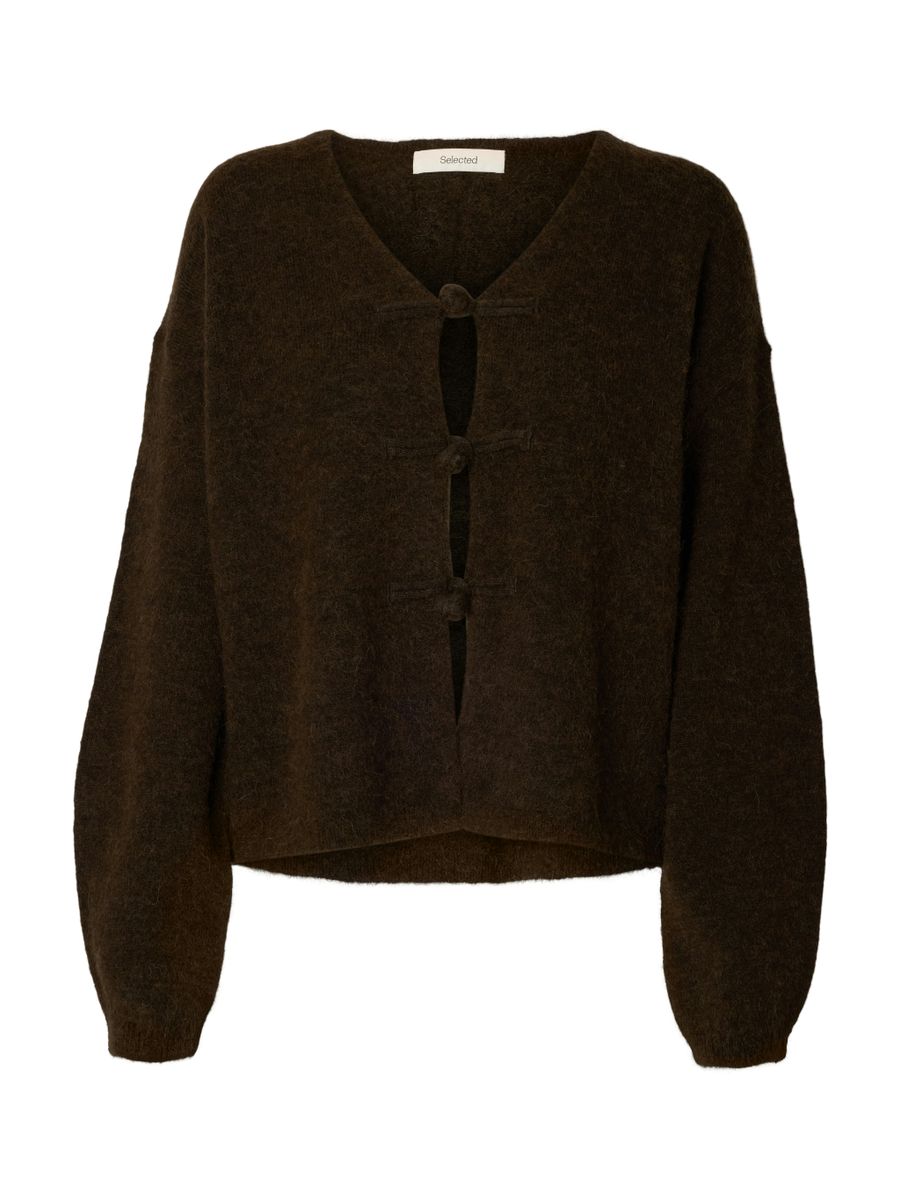 SLWLULU LS DUFFLE KNIT CARDIGAN