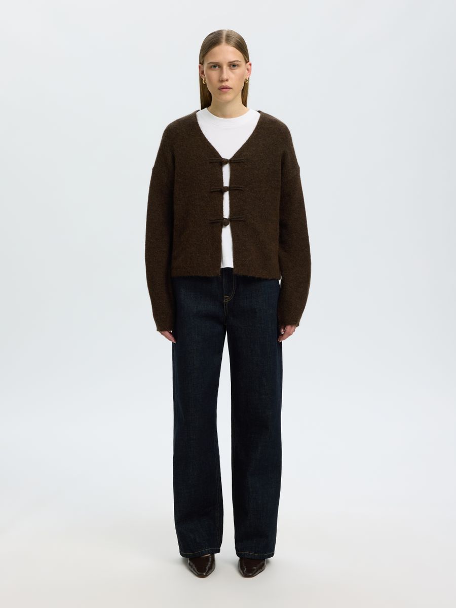SLWLULU LS DUFFLE KNIT CARDIGAN