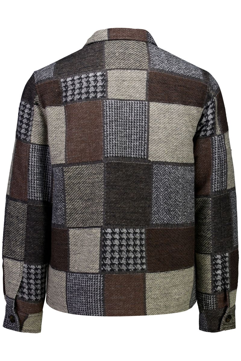 Overshirt mit Patchworkmuster
