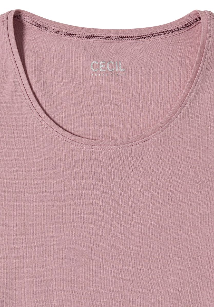 Basic Langarm Shirt mit Rundhals