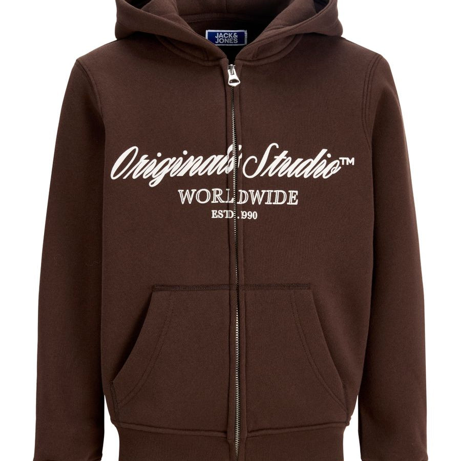 JORNORREBRO FRONT SWEAT ZIP HOOD JNR