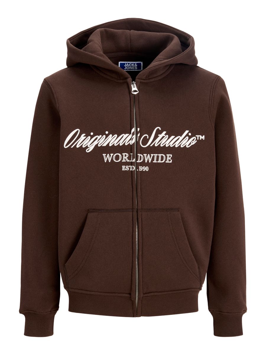 JORNORREBRO FRONT SWEAT ZIP HOOD JNR