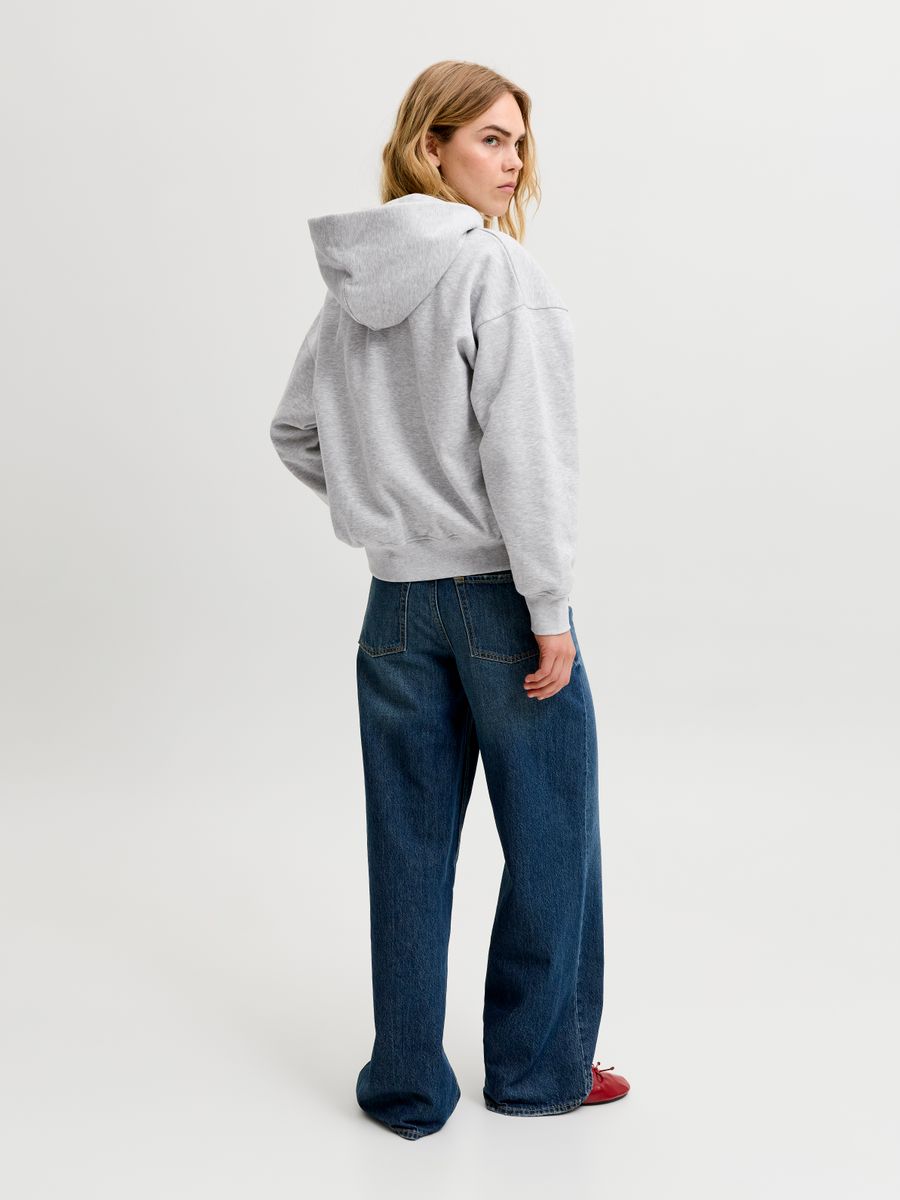 JXSOPHIA BOXY LS ZIP HOOD SWT