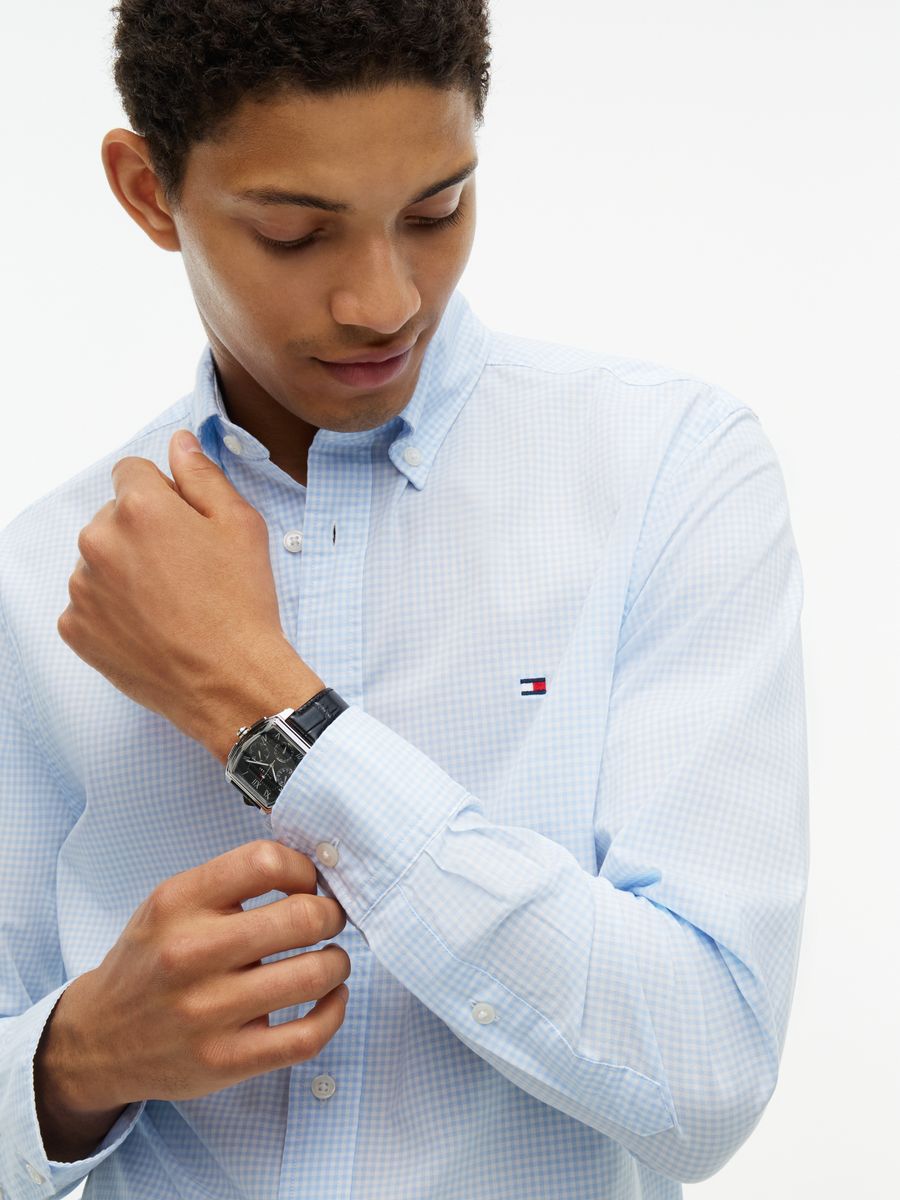 FLEX POPLIN GINGHAM RF SHIRT