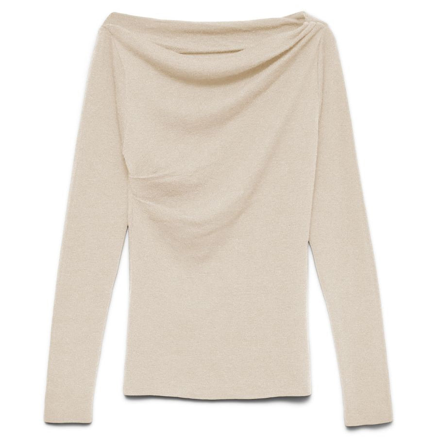 VMSOFINE KNIT LS BOATNECK PULLOVER NOOS