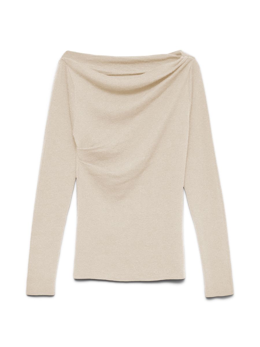 VMSOFINE KNIT LS BOATNECK PULLOVER NOOS