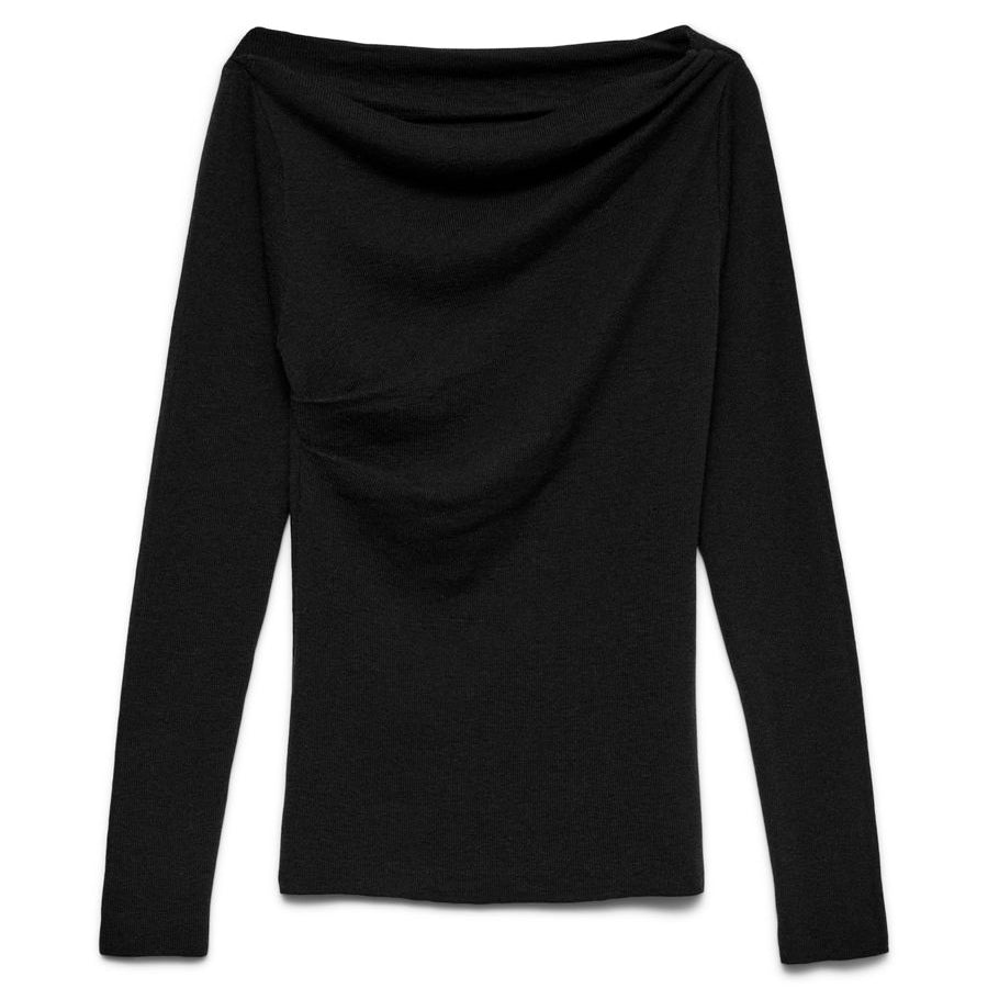 VMSOFINE KNIT LS BOATNECK PULLOVER NOOS