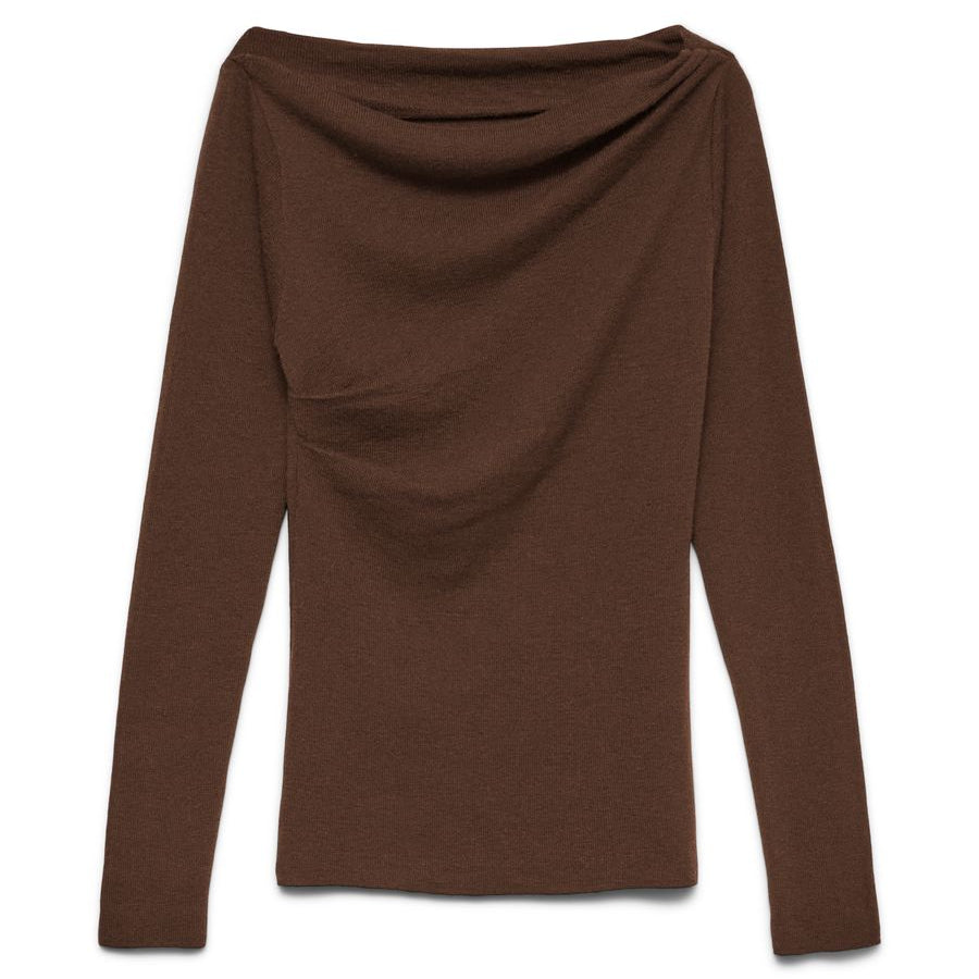 VMSOFINE KNIT LS BOATNECK PULLOVER NOOS