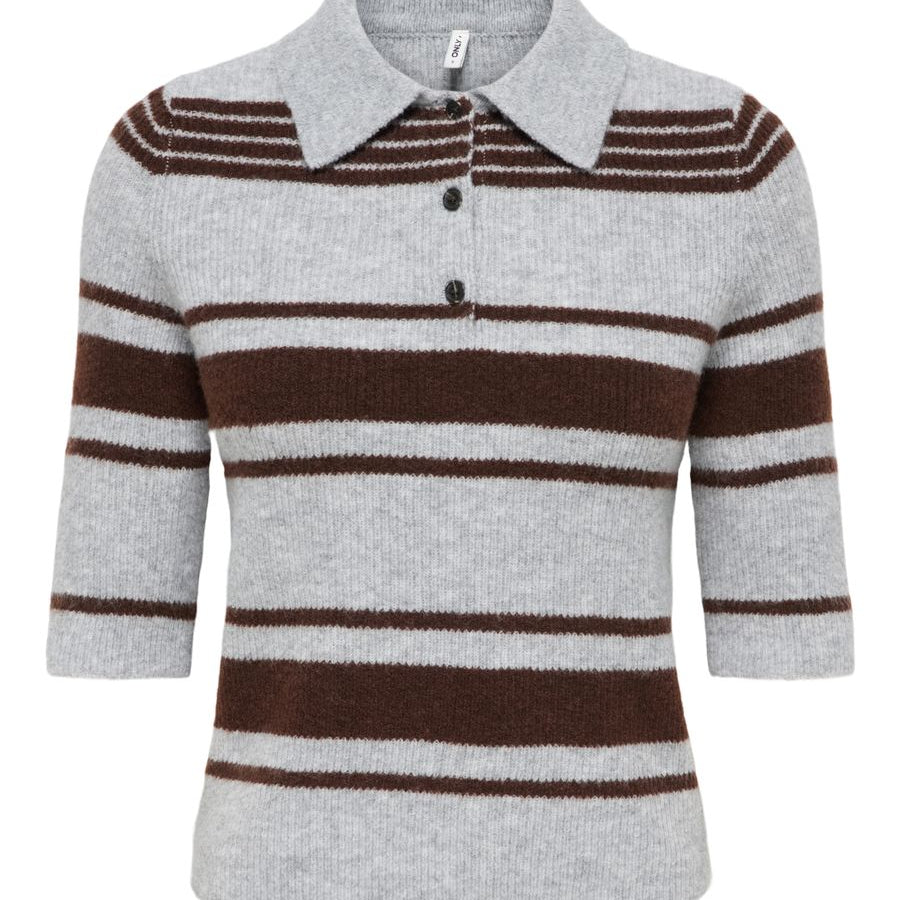 ONLLOUISIA SS COLLAR POLO KNT