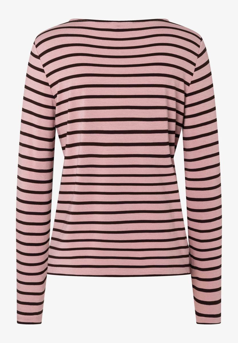 gestreiftes Langarmshirt