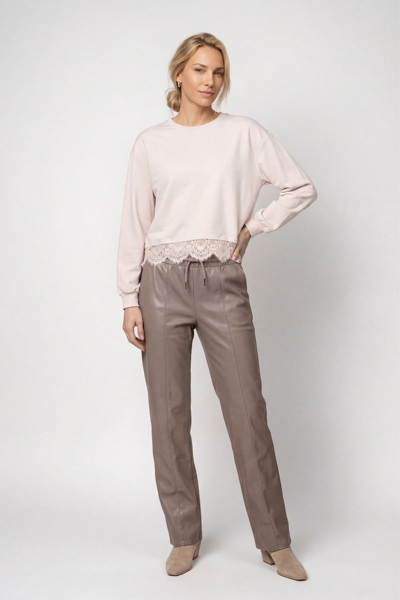 Sweatshirt mit Spitze