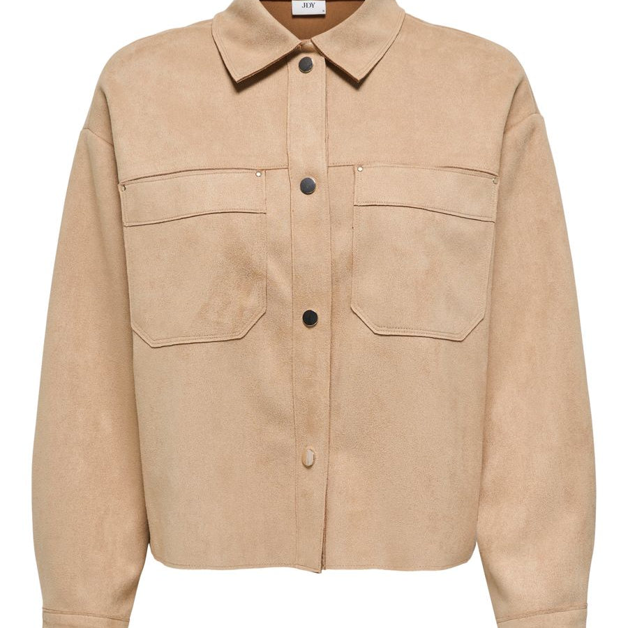 JDYJULLE L/S FAKE SUEDE SHIRT JRS NOOS
