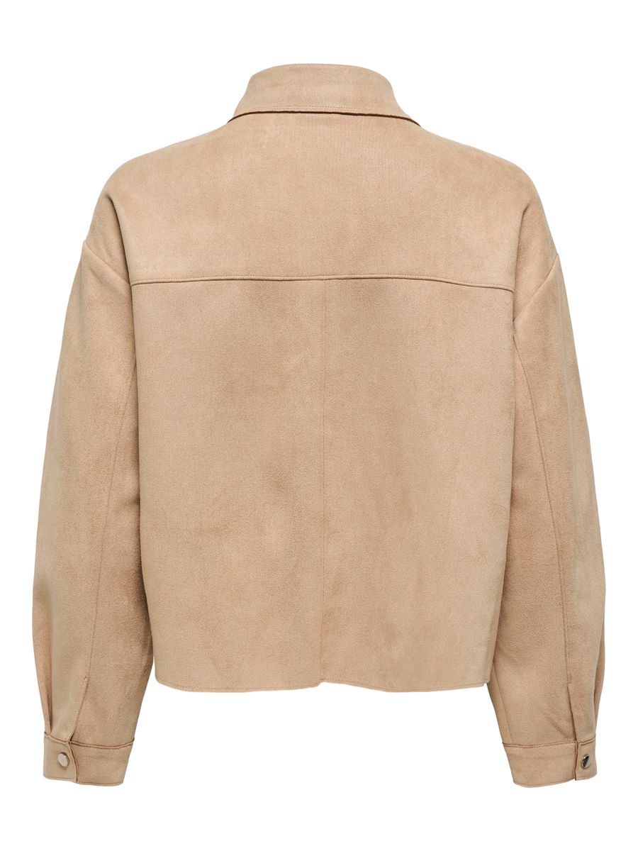 JDYJULLE L/S FAKE SUEDE SHIRT JRS NOOS