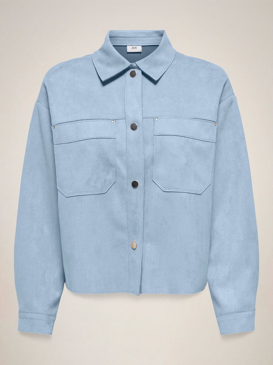 JDYJULLE L/S FAKE SUEDE SHIRT JRS NOOS