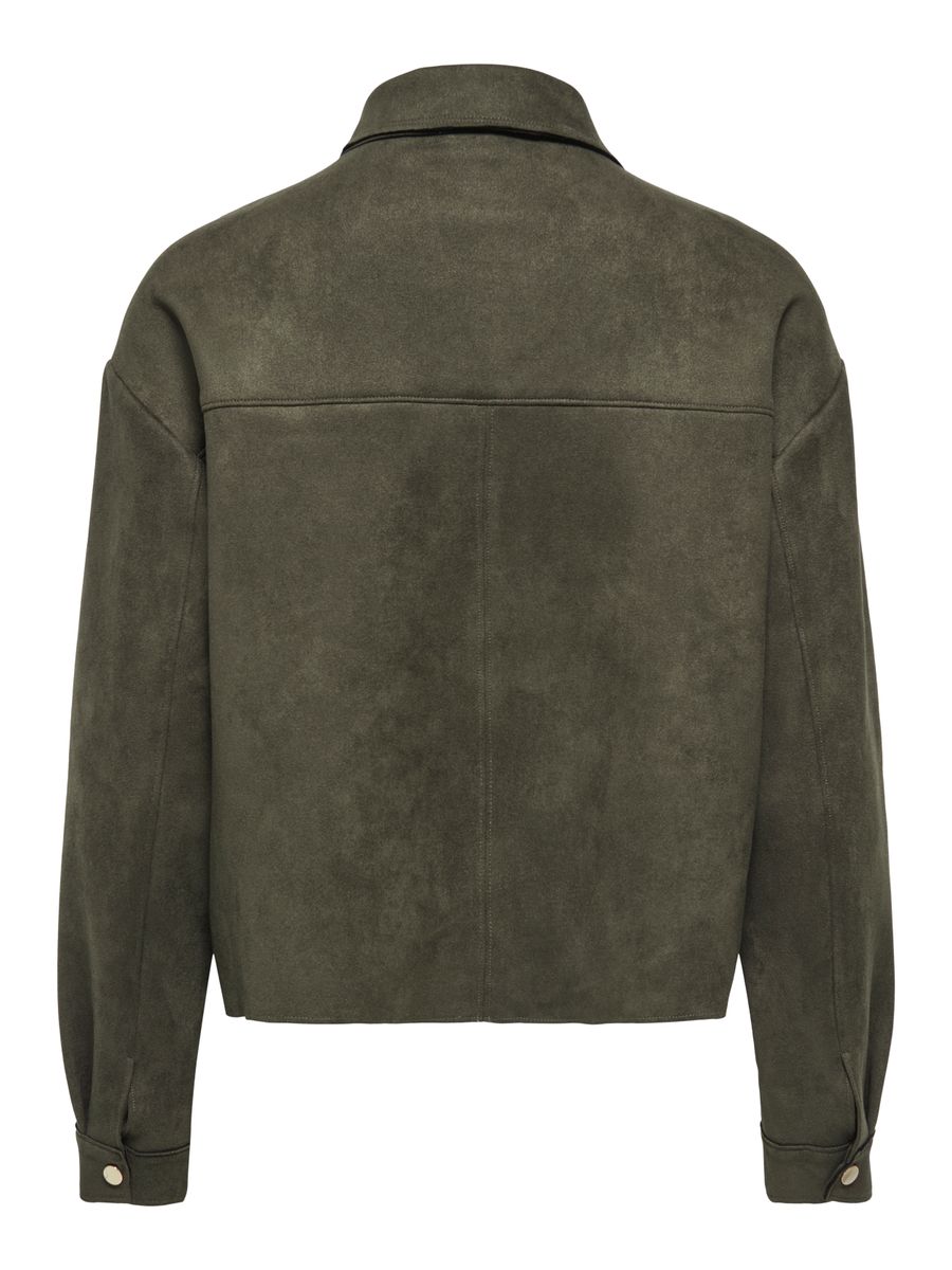 JDYJULLE L/S FAKE SUEDE SHIRT JRS NOOS