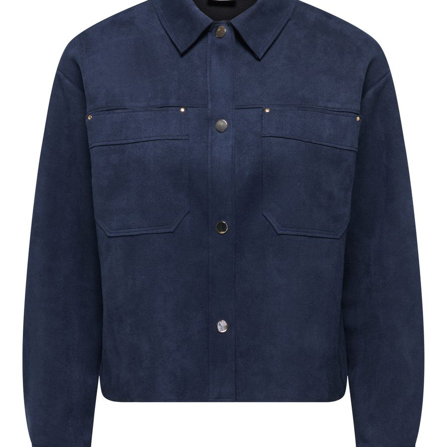 JDYJULLE L/S FAKE SUEDE SHIRT JRS NOOS