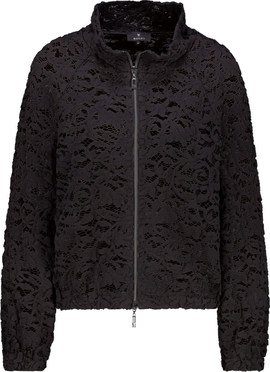 Strickjacke mit Spitze