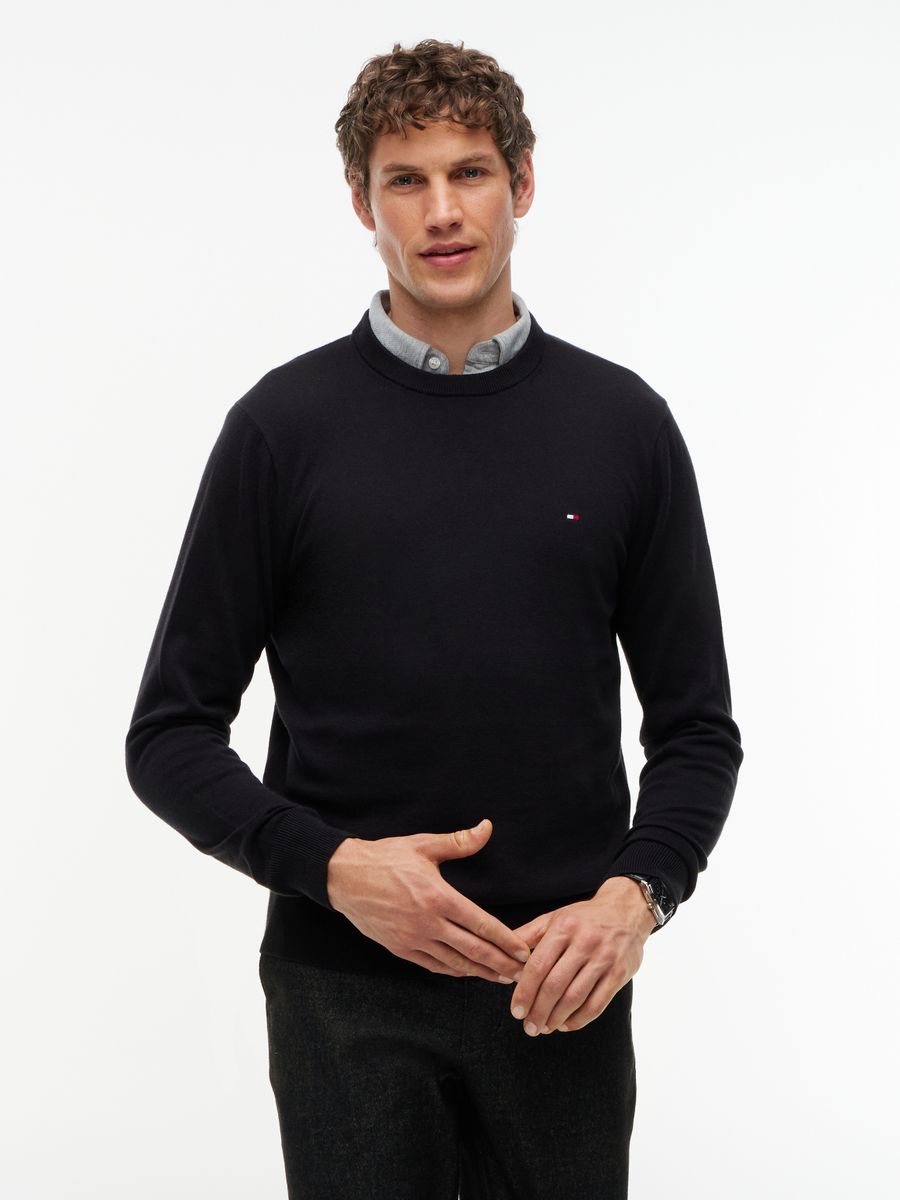 PIMA ORG CTN CASHMERE CREW NECK