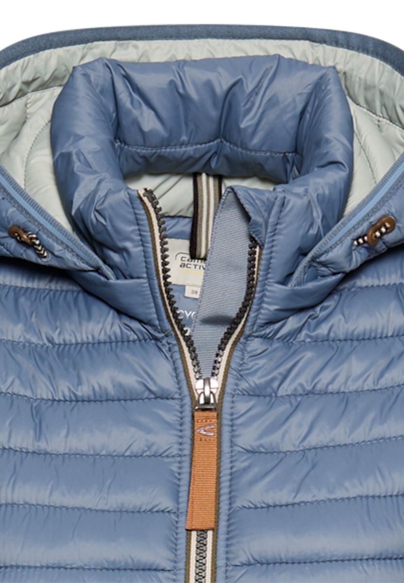 Wasserabweisende Steppjacke mit Reißverschlusstaschen