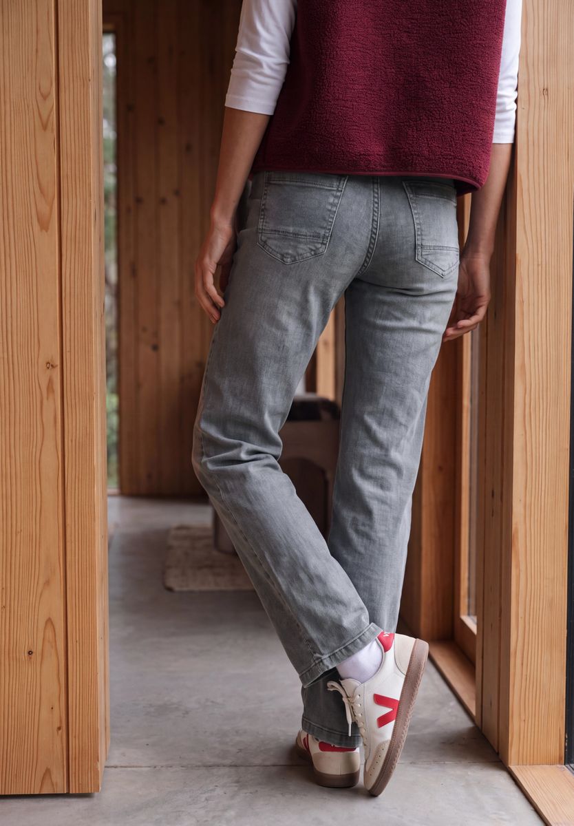 High Waist Wide Leg Jeans im Loose Fit