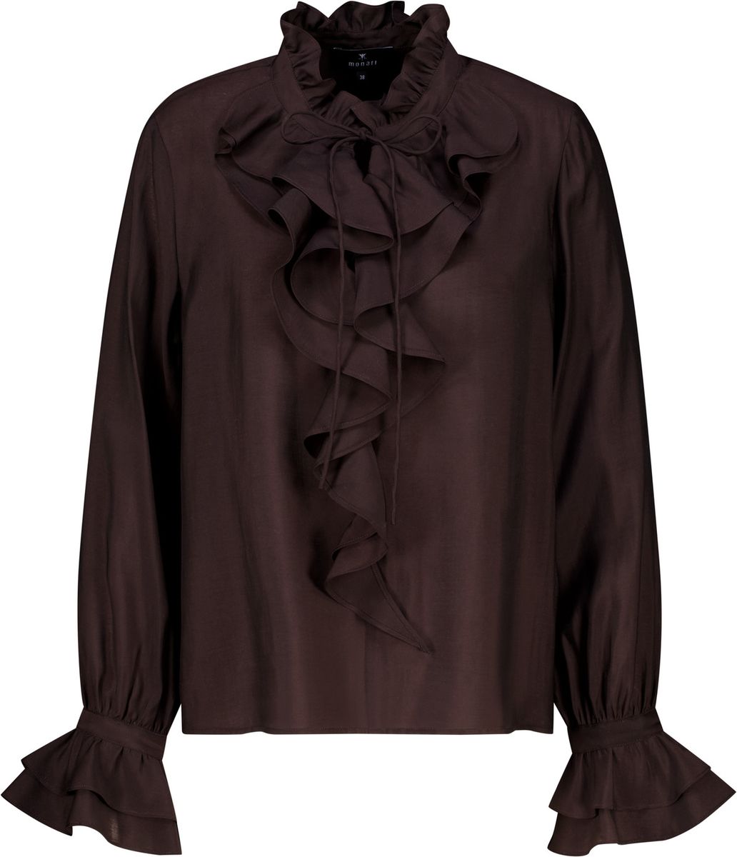 Bluse mit Volants