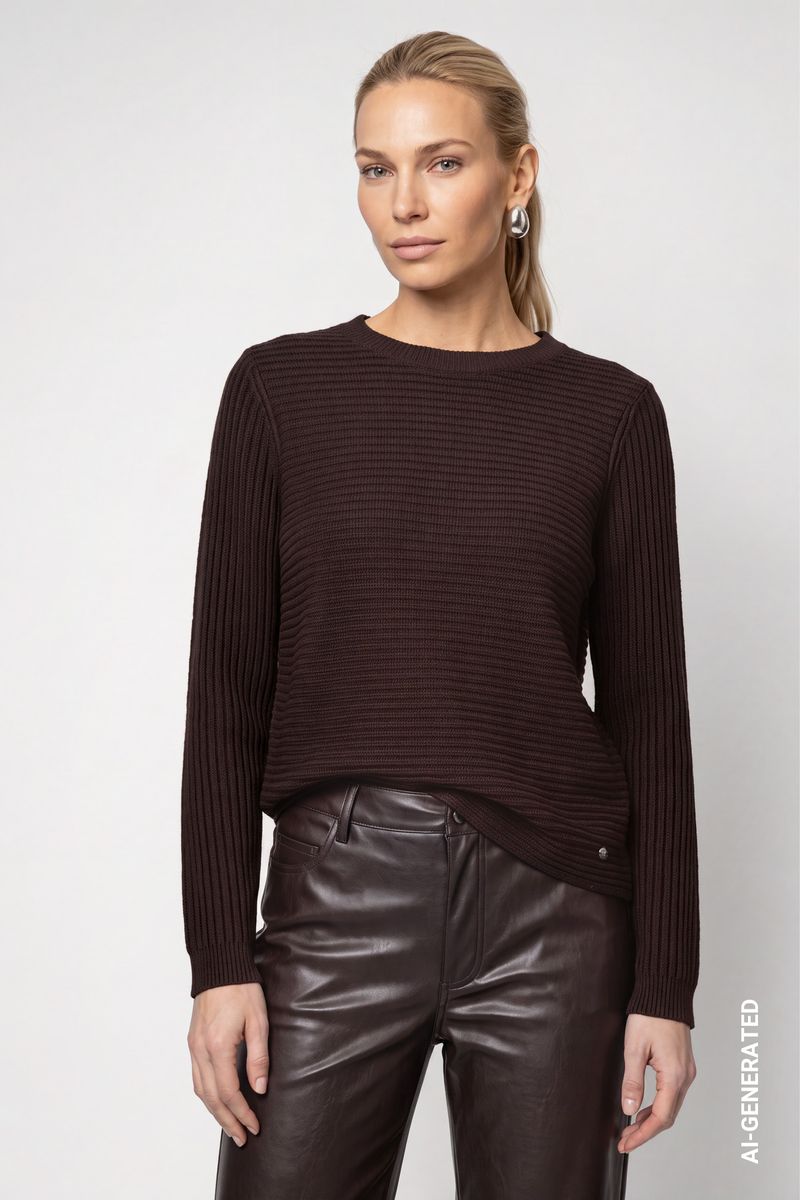 Basic Strickpullover